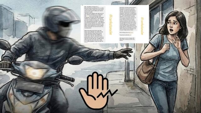 Begal payudara di Anjir, Batola, Kalsel, yang viral di media sosial. Foto Dok Ilustrasi