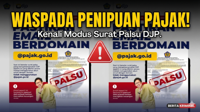 Direktorat Jenderal Pajak (DJP) kembali mengimbau masyarakat untuk meningkatkan kewaspadaan terhadap berbagai modus penipuan yang mengatasnamakan DJP, Rabu (21/1/2026).