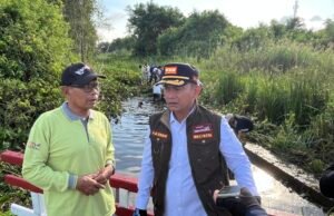 Wali Kota Banjarmasin Turun Tangan Normalisasi Sungai Saka Pangilun Wali Kota Banjarmasin H M Yamin, Turun Tangan Normalisasi Sungai Saka Pangilun