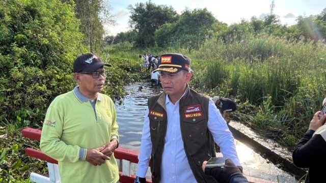 Wali Kota Banjarmasin H M Yamin, Turun Tangan Normalisasi Sungai Saka Pangilun
