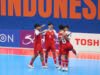 Dramatis! Bungkam Kirgistan 5-3, Timnas Futsal Indonesia Segel Tiket Perempat Final Piala Asia 2026 Timnas Futsal Indonesia berhasil meraih kemenangan 5-3 atas Kirgistan pada laga kedua Grup A Piala Asia Futsal 2026 di Indonesia Arena, Jakarta, Kamis (29/01/2026) malam WIB. Hasil itu membuat Tim Garuda melenggang ke perempat final. (Bola.com/Muhammad Iqbal Ichsan)