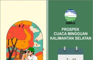 Cuaca Ekstrem Mengintai Kalsel 7–13 Januari, BMKG Keluarkan Peringatan Cuaca Ekstrem Mengintai Kalsel 7–13 Januari, BMKG Keluarkan Peringatan. Foto Dok Istimewa