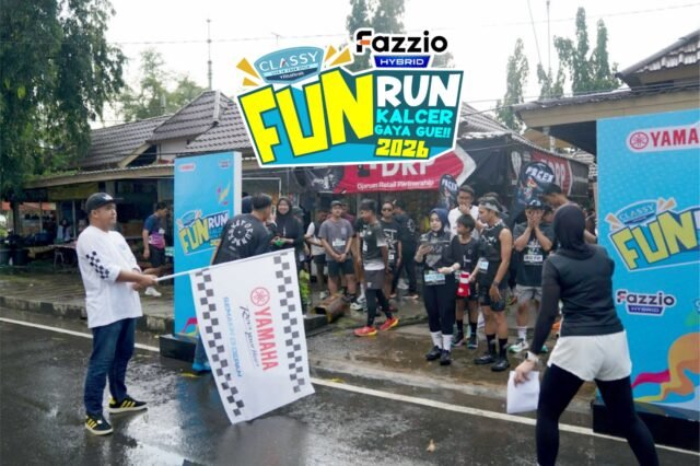 Ratusan peserta mengikuti Classy Yamaha Fun Run Kalcer Gaya Gue!! 2026 di Banjarbaru