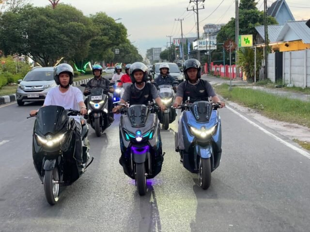 Yamaha Synergy Ride Palangkaraya Dorong Riding Aman dan Silaturahmi Komunitas. Foto Dok Istimewa