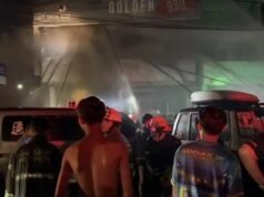 Api Melalap Dua Bangunan Toko di Samping Pos Lantas Polresta Banjarmasin Dua toko hangus terbakar, dalam insiden kebakaran di Jalan Kolonel Sugiono, Banjarmasin, tepatnya di Simpang Empat Ramayana, di samping Pos 06 Satlantas Polresta Banjarmasin, Selasa dini hari (20/1/2026). Foto Dok banjarmasin.tribunnews.com