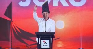 Rakernas PSI di Makassar: Jokowi Tegaskan Siap Bekerja Mati-matian Menangkan Partai Presiden Ke-7 RI Joko Widodo (Jokowi). (dok. YouTube PSI)