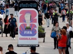 Kericuhan Pecah di Meksiko Usai Bos Kartel El Mencho Tewas, Keamanan Piala Dunia 2026 Jadi Sorotan Piala Dunia FIFA 2026 akan diselenggarakan di 16 kota di Amerika Serikat, Kanada, dan Meksiko dari Juni hingga Juli 2026. Turnamen kali ini menandai edisi pertama turnamen itu dengan kompetisi 48 tim dengan total 104 pertandingan. (ULISES RUIZ/AFP)