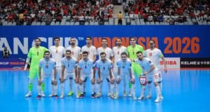 Perjuangan Luar Biasa! Timnas Futsal Indonesia Runner-Up Piala Asia 2026 Usai Drama Penalti Lawan Iran Timnas Futsal Iran saat bertemu Timnas Futsal Indonesia pada final Piala Asia Futsal 2026 di Indonesia Arena, Jakarta hari Sabtu (07/02/2026) malam WIB. (Bagaskara Lazuardi/Bola.com)