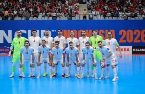 Perjuangan Luar Biasa! Timnas Futsal Indonesia Runner-Up Piala Asia 2026 Usai Drama Penalti Lawan Iran Timnas Futsal Iran saat bertemu Timnas Futsal Indonesia pada final Piala Asia Futsal 2026 di Indonesia Arena, Jakarta hari Sabtu (07/02/2026) malam WIB. (Bagaskara Lazuardi/Bola.com)