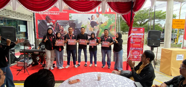 Honda Cahaya Indah Motor Rayakan Prestasi Bersama Konsumen. Foto Dok Istimewa Honda Cahaya Indah Motor Rayakan Prestasi Bersama Konsumen. Foto Dok Istimewa