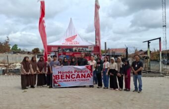 Honda ATJ Kasongan Hadirkan Aksi Nyata Melalui Program Honda Peduli Bencana di Kalimantan Tengah Honda ATJ Kasongan Salurkan Bantuan Lewat Program Peduli Bencana di Kalteng. Foto Dok istimewa