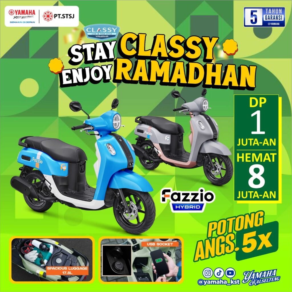 Yamaha Gelar “Terangi Ramadhan” di Duta Mall Banjarmasin: Promo Hemat Hingga Belasan Juta Rupiah!