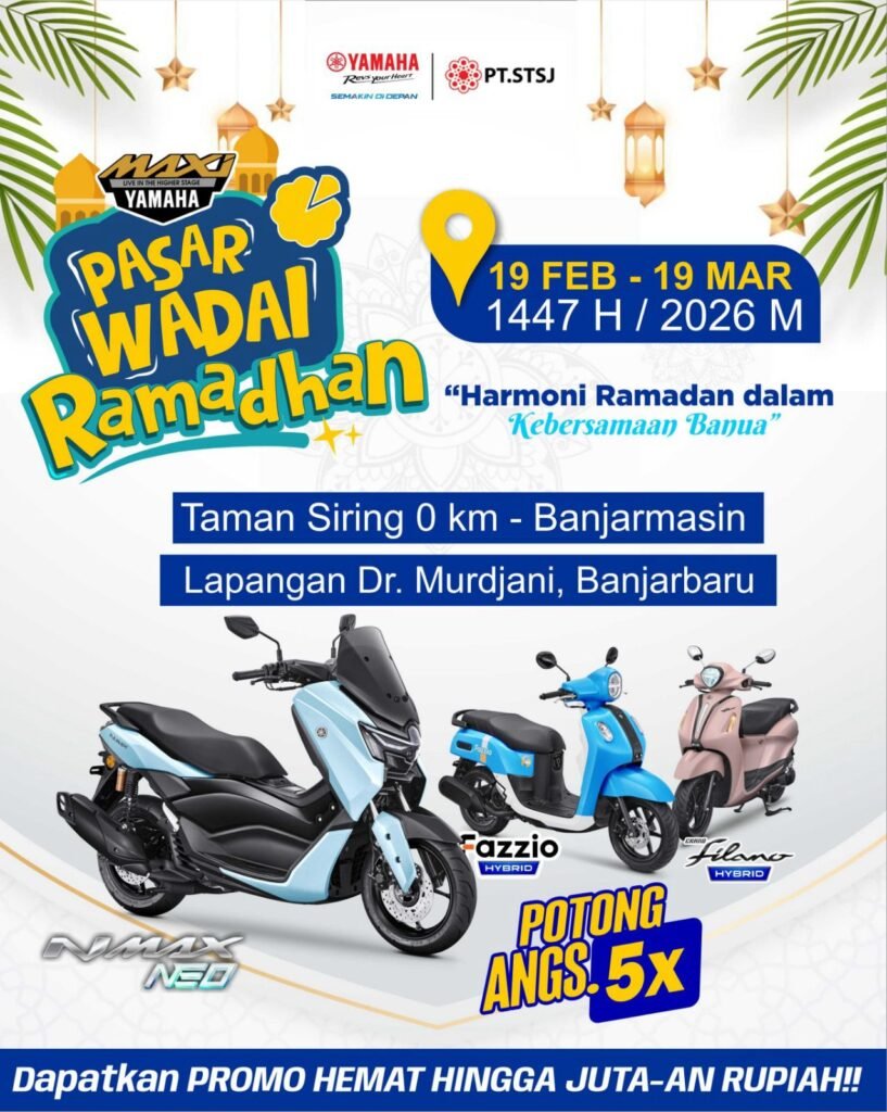 Semarak Ramadan di Banua: Yamaha Gelar Pasar Wadai, Tawarkan Promo Potong Angsuran 5 Kali!