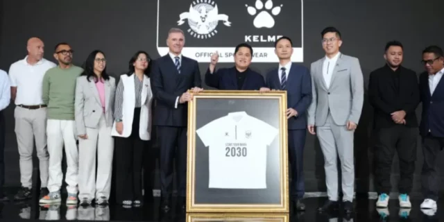 Apparel olahraga asal Spanyol, Kelme, resmi bekerja sama dengan PSSI sebagai penyedia jersey Timnas Indonesia (Kemenpora)