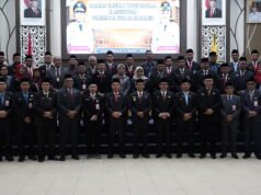 Pemkot Banjarmasin Lakukan Penyegaran Struktural, Tujuh Pejabat Dirotasi Wali Kota Yamin Pimpin Pelantikan, Tujuh Pejabat Pemkot Banjarmasin Dirotasi. Foto Dok Istimewa