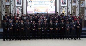 Pemkot Banjarmasin Lakukan Penyegaran Struktural, Tujuh Pejabat Dirotasi Wali Kota Yamin Pimpin Pelantikan, Tujuh Pejabat Pemkot Banjarmasin Dirotasi. Foto Dok Istimewa