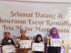 Trio Motor Martadinata Gelar Lomba Tartil Quran, Semarakkan Ramadan di Banjarmasin Generasi Muda Tampil Percaya Diri dalam Lomba Tartil Quran Honda. Foto Dok Istimewa