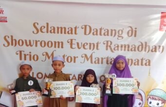 Trio Motor Martadinata Gelar Lomba Tartil Quran, Semarakkan Ramadan di Banjarmasin Generasi Muda Tampil Percaya Diri dalam Lomba Tartil Quran Honda. Foto Dok Istimewa
