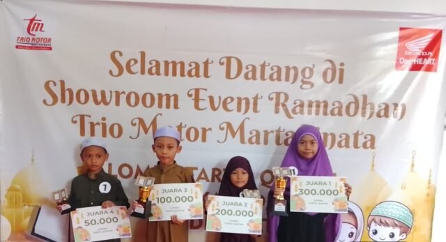 Generasi Muda Tampil Percaya Diri dalam Lomba Tartil Quran Honda. Foto Dok Istimewa