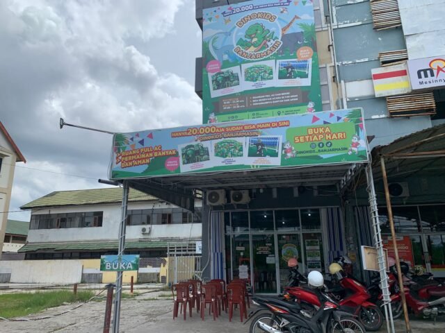 Rekomendasi Libur Lebaran: Dinokids Banjarmasin, Tempat Bermain Indoor Seru dengan Harga Terjangkau. FOto Dok Istimewa