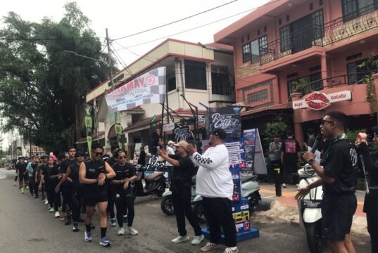 Ngabuburit Gaya Baru! Yamaha Gandeng SB Runners Gelar “NgabubuRun” by Grand Filano di Banjarmasin Runner Banjarmasin Ramaikan NgabubuRun by Grand Filano. Foto Dok Istimewa