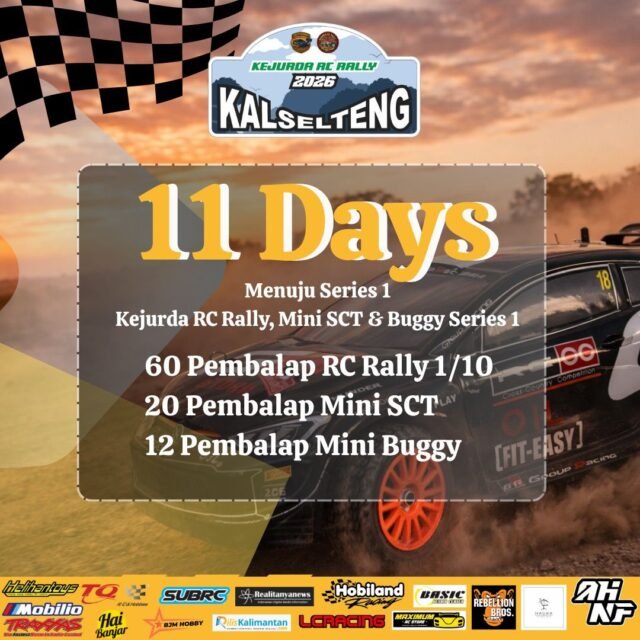 Kejurda RC Rally 2026 Kalselteng Siap Digelar Kejurda RC Rally 2026 Kalselteng Siap Digelar