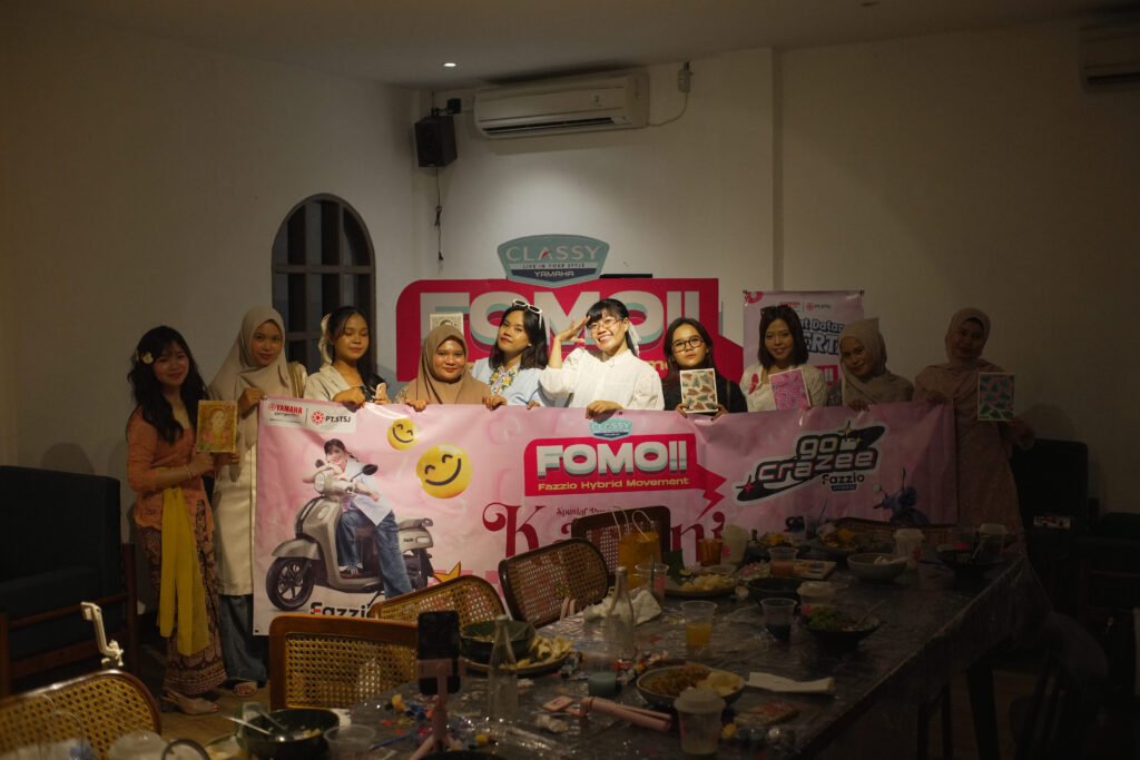 Peserta Yamaha Riding City dan Creative Class di Banjarmasin. Foto Dok Istimewa