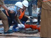 Taman Edukasi Satwa Jahri Saleh Terus Bersolek, Wahana Air Segera Dibangun Wahana Air Segera DibangunaWali Kota Banjarmasin Muhammad Yamin HR, didampingi Ketua TP PKK Neli Listriani serta jajaran SKPD terkait. Foto Dok Istimewaa