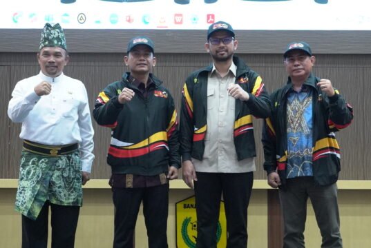 Launching Logo 500 Tahun Banjarmasin, Pemkot Siapkan 500 Agenda dan Dampak Nyata untuk Warga Wali Kota Banjarmasin H M Yamin HR Launching Logo 500 Tahun Banjarmasin, Pemkot Siapkan 500 Agenda dan Dampak Nyata untuk Warga. Foto Dok Istimewa