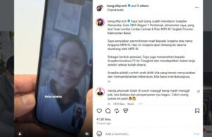 Viral Usai Protes Juri LCC MPR, Siswi SMAN 1 Pontianak Diundang ke Jakarta dan Ditawari Beasiswa ke China Panggilan video Ketua Komisi II DPR RI, Rifqinizamy dengan Siswi SMAN 1 Pontianak, Josepha soal Lomba Cerdas Cermat. Foto: Instagram bang.rifqy.mrk.