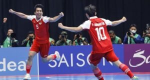 Ranking FIFA Timnas Futsal Indonesia Melejit ke Posisi 14 Dunia, Tertinggi Sepanjang Sejarah Timnas Futsal Indonesia mengukir sejarah dengan menembus posisi empat besar Asia. (ANTARA FOTO/Asprilla Dwi Adha)
