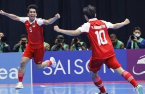 Ranking FIFA Timnas Futsal Indonesia Melejit ke Posisi 14 Dunia, Tertinggi Sepanjang Sejarah Timnas Futsal Indonesia mengukir sejarah dengan menembus posisi empat besar Asia. (ANTARA FOTO/Asprilla Dwi Adha)