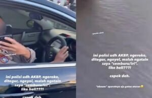 Viral Oknum Polisi AKBP Merokok Saat Berkendara Tanpa Sabuk, Akhirnya Minta Maaf Tangkapan layar polisi di Banjarmasin berpangkat AKBP yang tepergok menyetir sambil merokok dan tak pakai sabuk pengamanan. Humas Polda Kalsel mengaku telah menindaklanjuti.