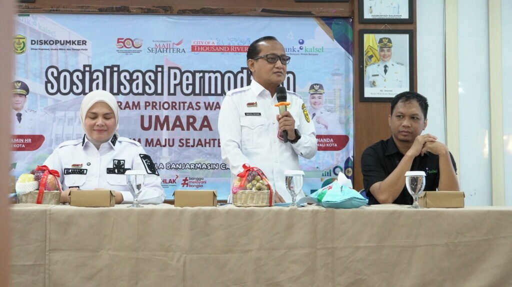 Diskopumker Banjarmasin gandeng Bank Kalsel dorong UMKM naik kelas lewat Program UMARA. Foto Dok istimewa
