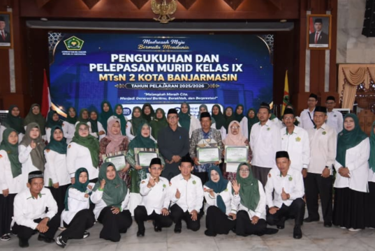 MTsN 2 Kota Banjarmasin Tindak Lanjuti Edaran Kanwil Kemenag Kalsel, Siswa Diminta Aktif Praktik Keagamaan Selama Libur Sekolah MTsN 2 Kota Banjarmasin Tindak Lanjuti Edaran Kanwil Kemenag Kalsel, Siswa Diminta Aktif Praktik Keagamaan Selama Libur Sekolah. Foto Dok istimewa
