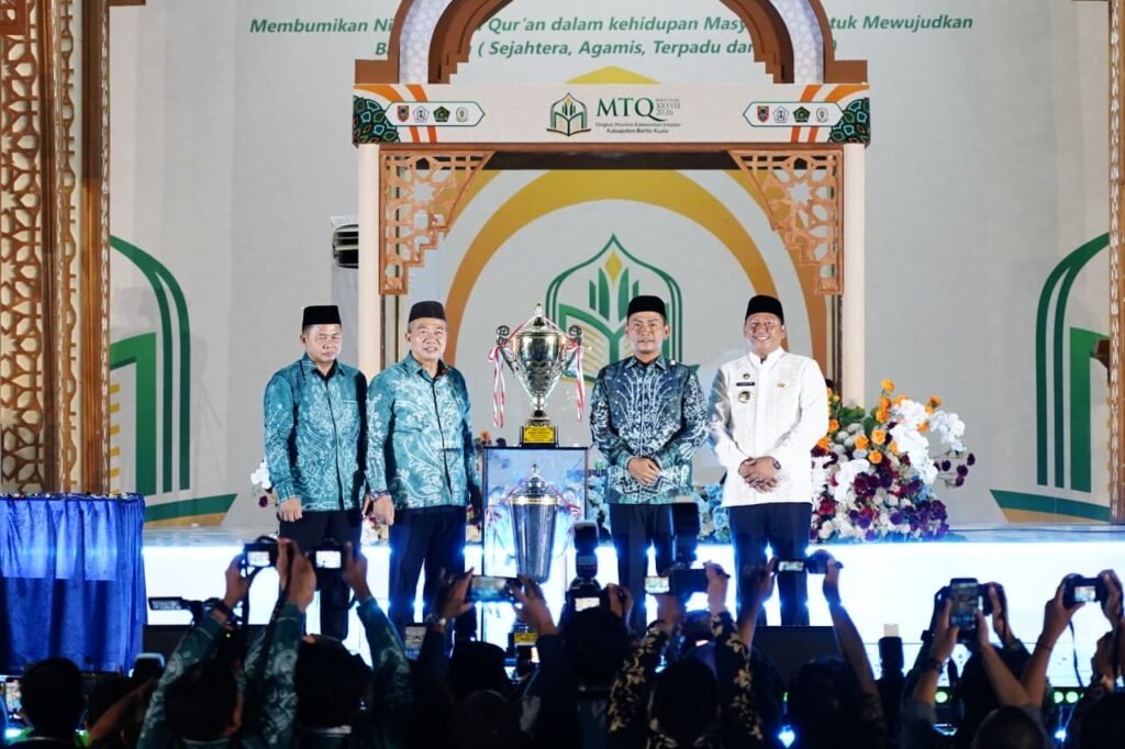 Banjarmasin resmi dinobatkan sebagai Juara Umum MTQ Nasional XXXVII Tingkat Provinsi Kalimantan Selatan 2026. Foto Dok istimewa