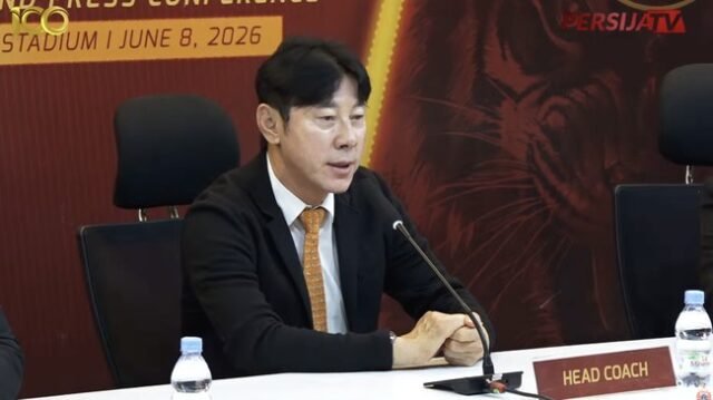 Shin Tae Yong resmi menjadi pelatih Persija. (Tangkapan layar Youtube @PersijaTV)