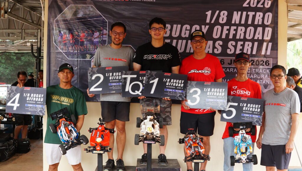 Kejurnas seri 2, 25-26 juli 2026 Main final A. 1.jason nugroho, 2.ray timothy, 3.adrian wicaksono, 4.arya bm, 5.akid. Foto Dok Istimewa
