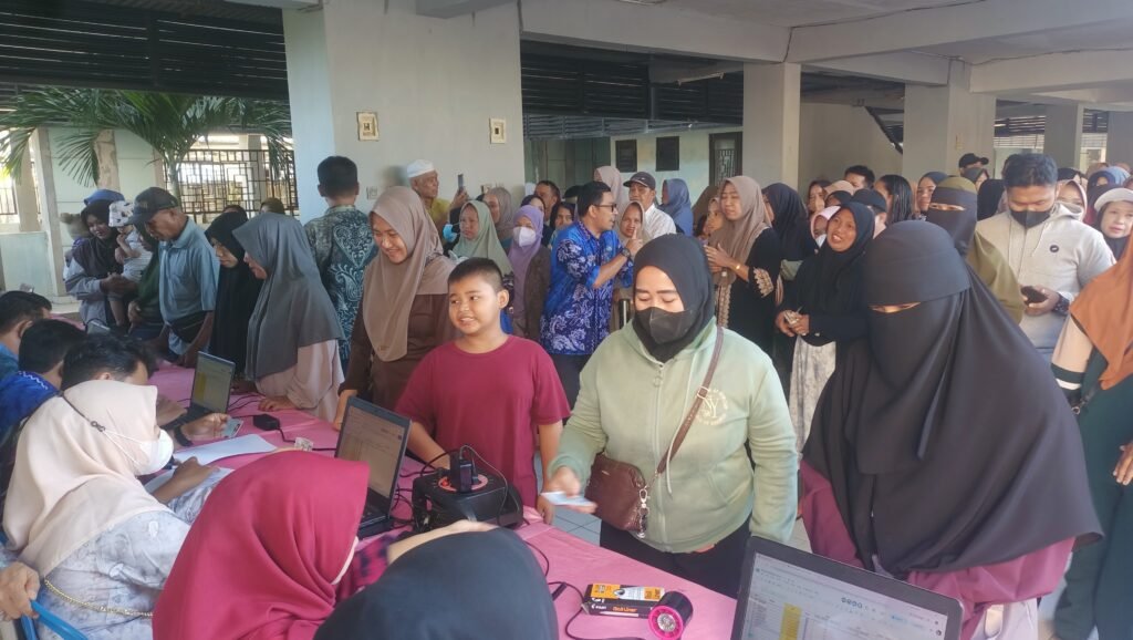 Antusias Tinggi! 1.000 Paket Sembako Pasar Murah di Rusunawa Ganda Maghfirah Ludes. Foto Dok istimewa