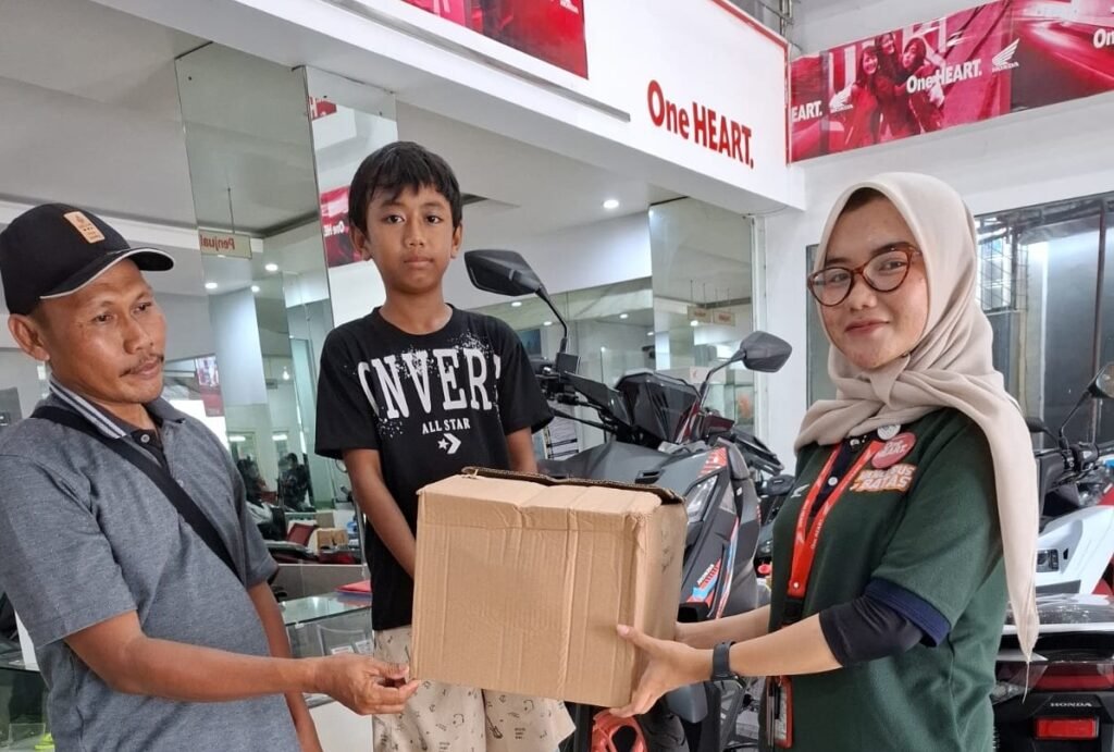 Suasana Gathering Showroom Event bersama konsumen di Dealer Honda Trio Motor Tanjung. Foto Dok Istimewa