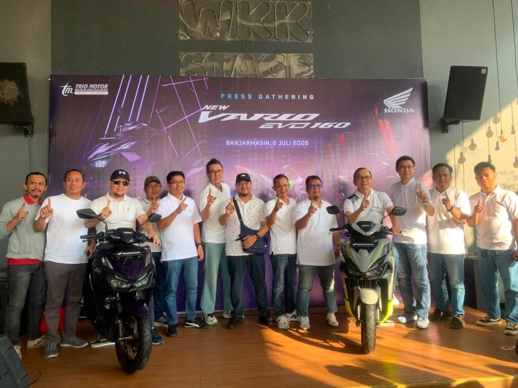 New Honda Vario Evo 160 resmi hadir di Kalimantan Selatan dan Kalimantan Tengah dengan desain lebih sporty, performa bertenaga, serta fitur modern. Foto Dok istimewa