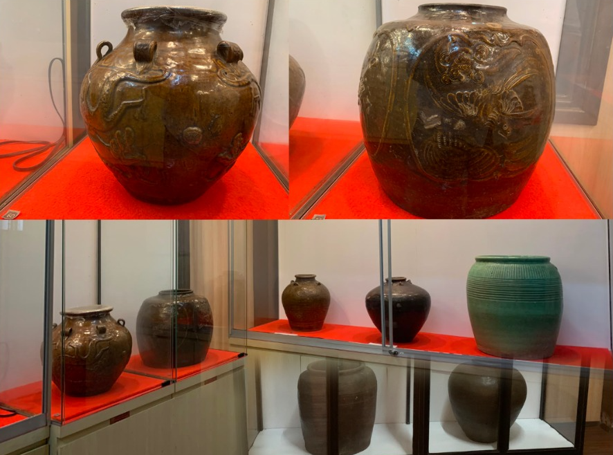 Tajau, salah satu kerajinan tradisional khas masyarakat Banjarmasin, dipamerkan di Museum Kayuh Baimbai sebagai bagian dari warisan budaya Banjar. Foto Dok Istimewa