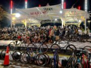 Ratusan Pesepeda Ramaikan Banjarmasin Last Friday Ride, Suasana Malam Penuh Antusiasme Ratusan pesepeda berfoto dan berkumpul bersama di kawasan Banjarmasin Maju Sejahtera dalam rangkaian Banjarmasin Last Friday Ride, Jumat (28/8/2026) malam. Foto Dok Istimewa