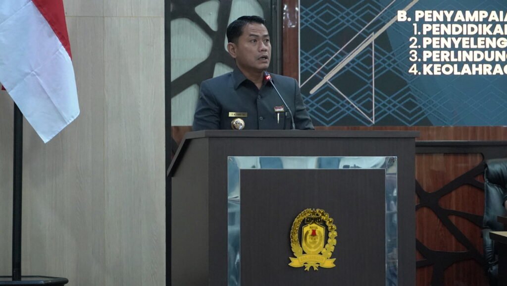 Wali Kota H. Muhammad Yamin HR menyampaikan komitmen Pemerintah Kota Banjarmasin dalam mengoptimalkan anggaran perubahan untuk kepentingan masyarakat. Foto Dok Istimewa