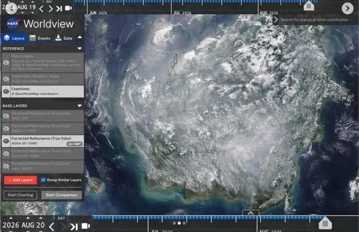 Foto: Screenshot NASA Worldview