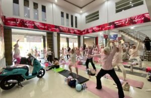 Trio Motor Tanjung Gandeng Barre Class X Eno, Kenalkan Olahraga Barre ke Masyarakat Trio Motor Tanjung Gandeng Barre Class X Eno, Kenalkan Olahraga Barre ke Masyarakat. Foto Dok Istimewa
