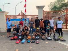 CFD Banjarmasin Makin Semarak, RC Rally Jadi Perhatian Warga Komunitas RC Rally Banjarmasin membawa mobil radio control berkeliling kawasan CFD Kota Banjarmasin, Minggu (23/8/2026). Foto Dok Istimewa