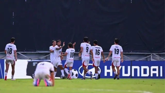 Timnas Indonesia merayakan kemenangan 3-0 atas Timor Leste pada laga kedua Grup A Piala AFF 2026 di Stadion Chonburi, Thailand, Jumat (31-7-2026). (Dok. aseanutdfc.com)