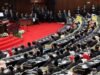 Besok Prabowo Sampaikan Nota Keuangan dan RAPBN 2027, Ini Gambaran Awalnya Presiden Indonesia Prabowo Subianto menyampaikan Pidato Kenegaraan tahunannya, menjelang Hari Kemerdekaan negara ini, di Jakarta, Indonesia, 15 Agustus 2025. (REUTERS/Ajeng Dinar Ulfiana)