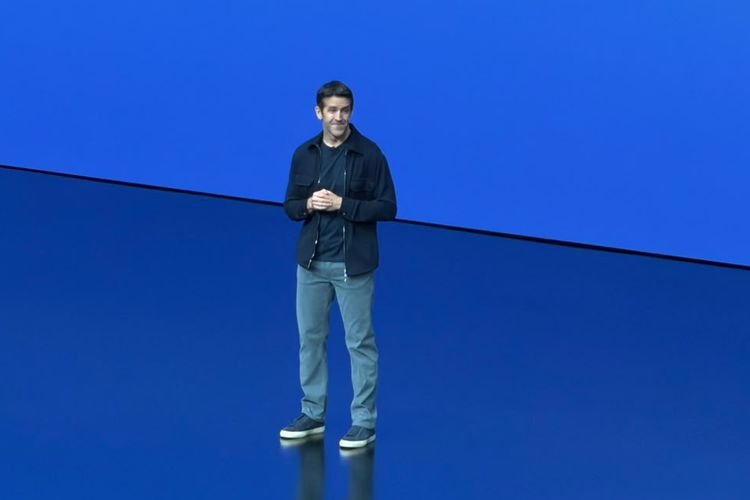 CEO Apple John Ternus memberikan keynote perdana sebagai CEO dalam acara Apple Event, Rabu (9/9/2026) waktu AS atau Kamis (10/9/2026) dini hari waktu Indonesia(KOMPAS.com/RESKA NISTANTO)